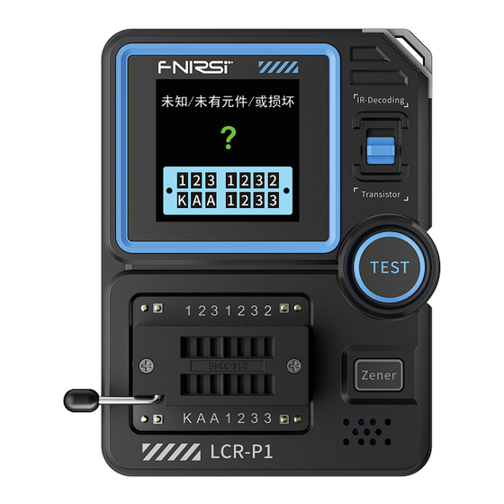 Fnirsi LCR-P1 Manual