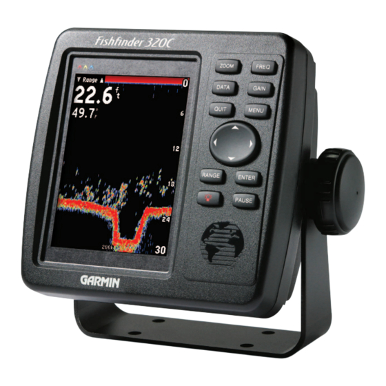 Garmin Fishfinder 320C Specifications
