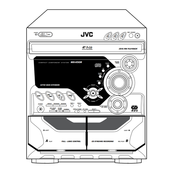 JVC CA-MXK50R Instructions Manual