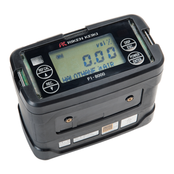 Riken Keiki FI-8000 Operating Manual