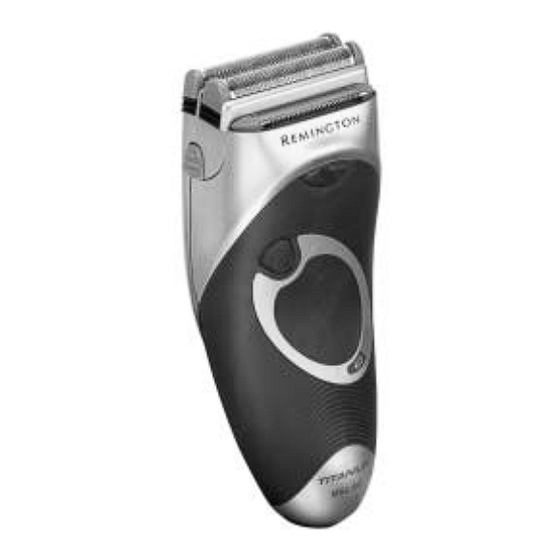 Remington Titanium MicroScreen 300 Use And Care Manual