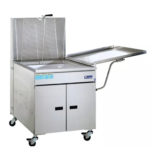 Pitco 14 Installation And Operation Manual