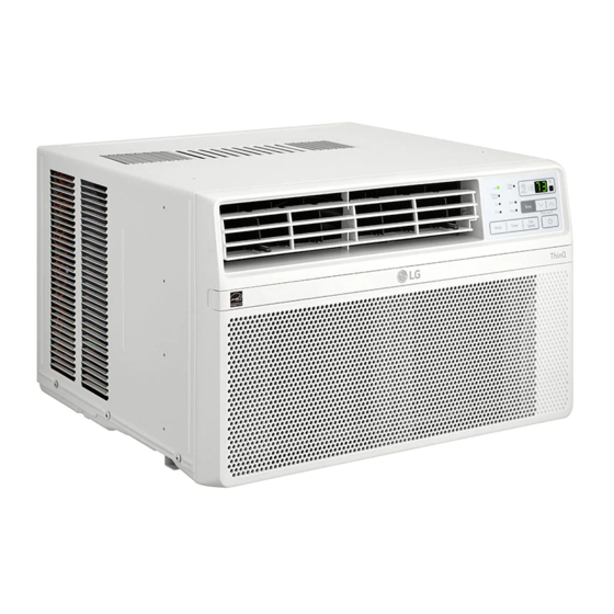 User Manuals: LG LW8022ERSM Window Air Conditioner