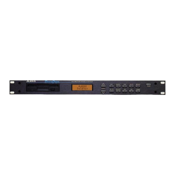 Alesis DATADISK Reference Manual