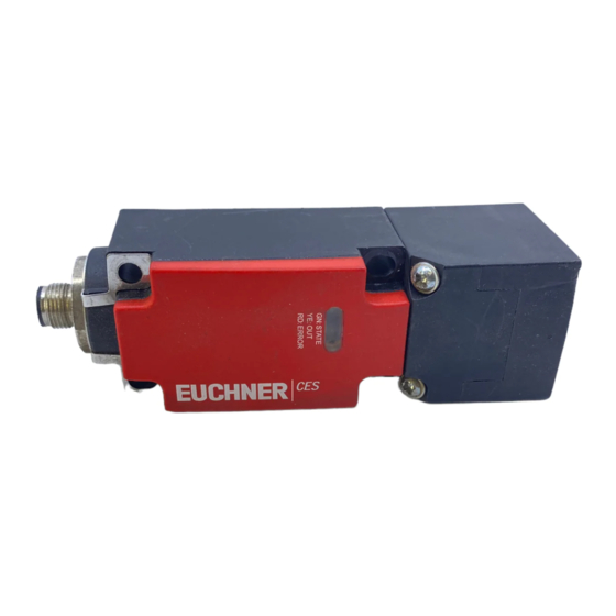 EUCHNER CES-A-C5E-01 Operating Instructions Manual