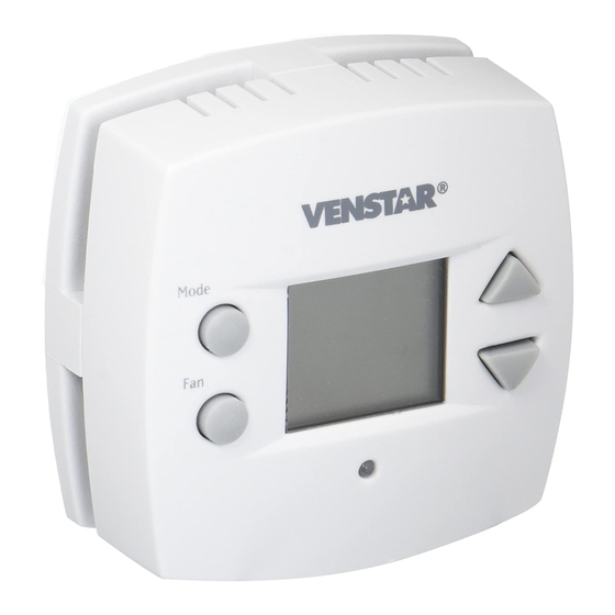 Venstar T1010 Owner's Manual