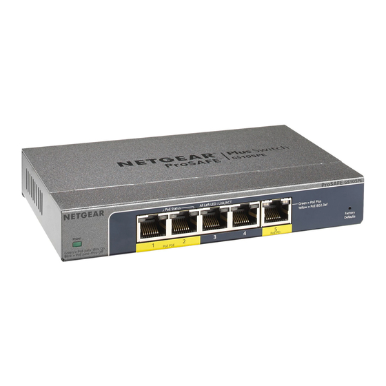 NETGEAR ProSAFE GS105Ev2 User Manual