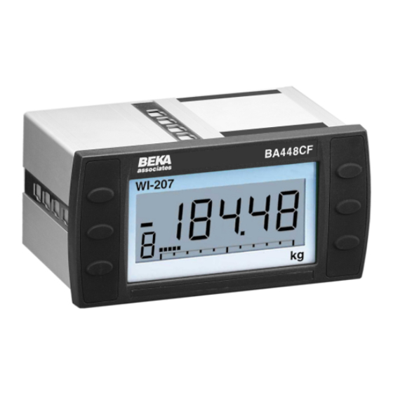 BEKA BA448CF-F Manual
