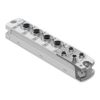 Festo CPX-AP-I-4AI-U-I-RTD-M12 Instructions & Operating