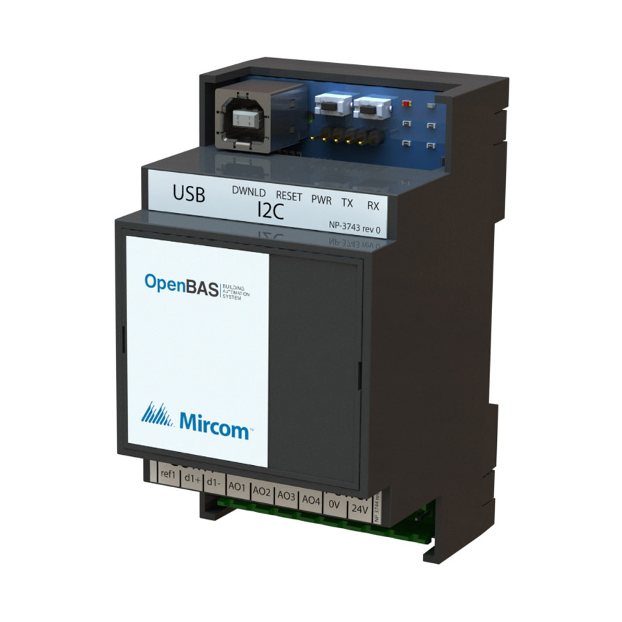 Mircom OpenBAS-HV-NX4AO Installation Manual