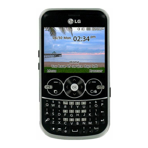 LG LG900G User Manual