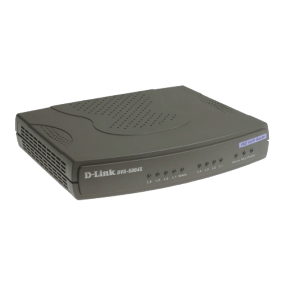 D-Link DVG-6004S User Manual