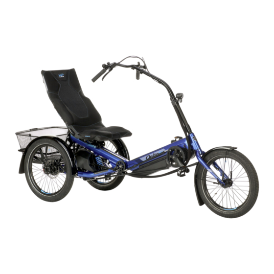 HP Velotechnik Delta tx Operating Manual And Service Instructions
