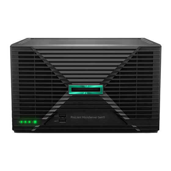 HPE ProLiant MicroServer Gen11 Manuals
