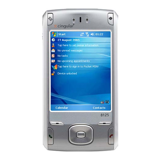 Cingular 8125 User Manual