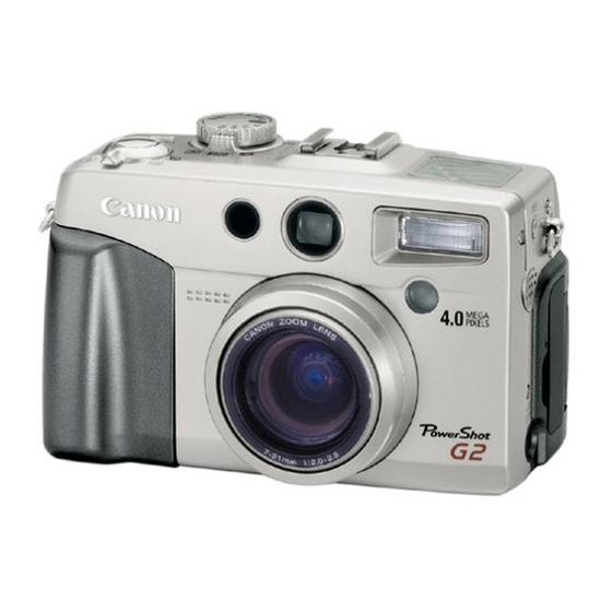 Canon PowerShot G2 User Manual