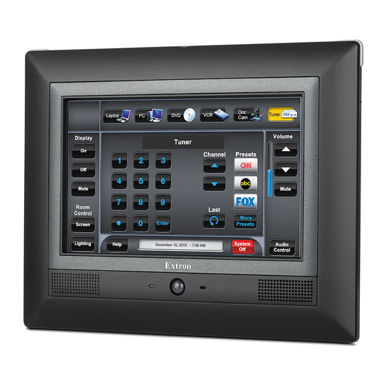 Extron electronics TLP Pro 720M Setup Manual