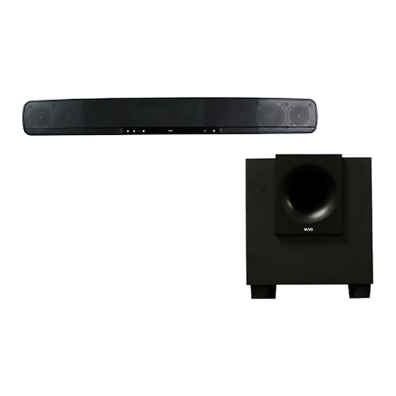 Nuvo NV-P500 Sound Bar System Manuals