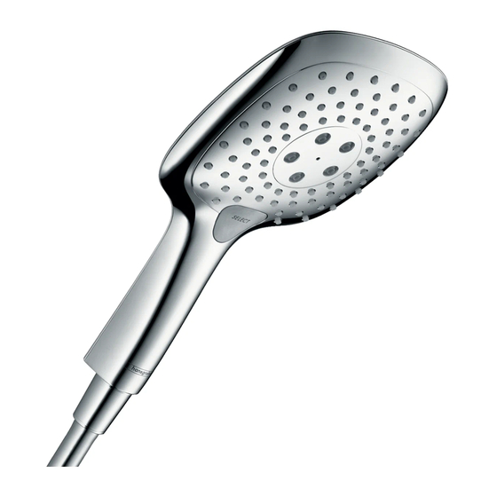 Hans Grohe Raindance Select E 150 Instructions For Use/Assembly Instructions