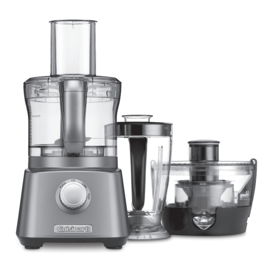 Cuisinart CFP-800C Instruction And Recipe Booklet