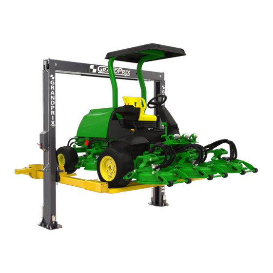 BendPak Turf Maintenance Lift Kit Quick Start Manual