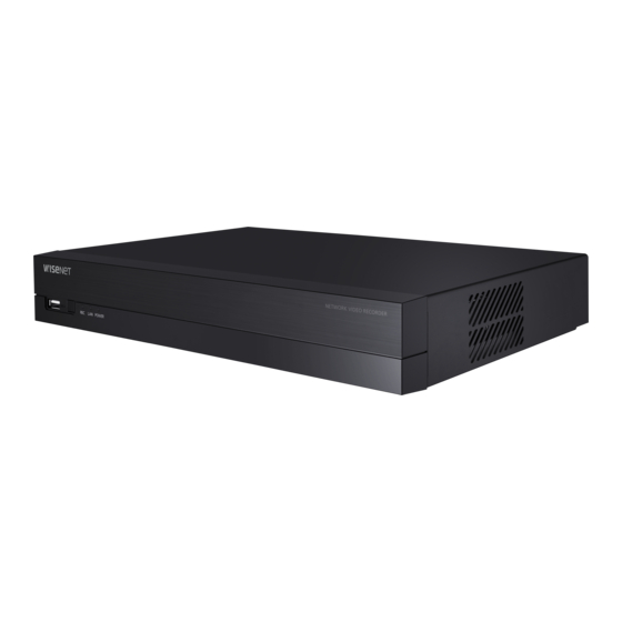 Wisenet QRN-420S Quick Manual