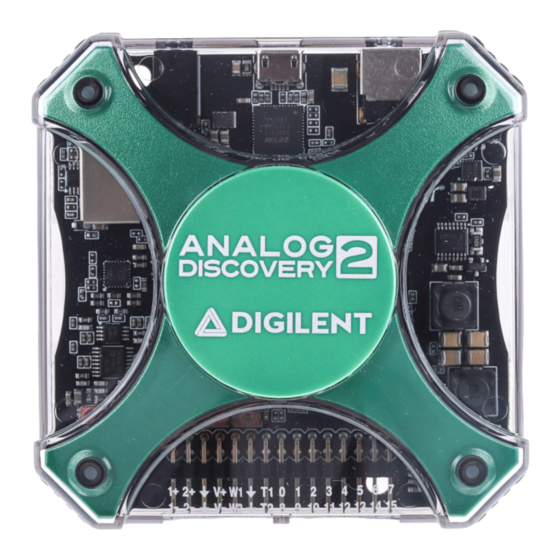 Digilent Analog Discovery 2 Connection And Operation Manual