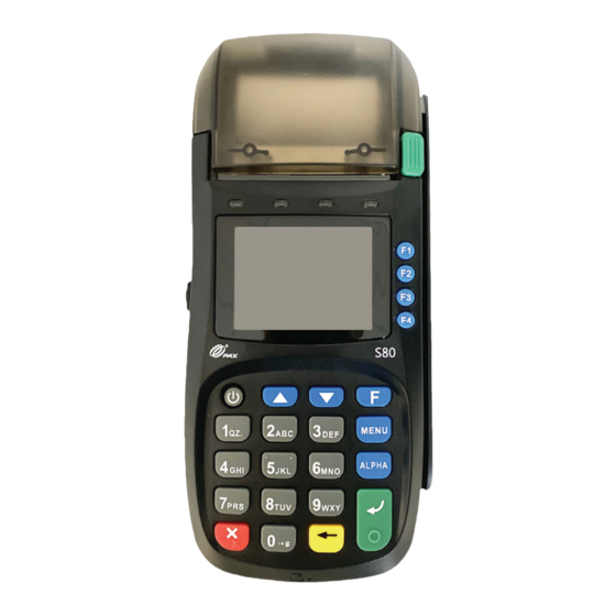 AFS PAX S80 Quick Reference Manual