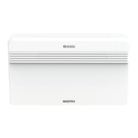 Olimpia splendid MAESTRO 12 HP RVU Manuals