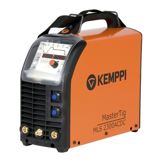 Kemppi MLS 2300 ACDC Operating Manual