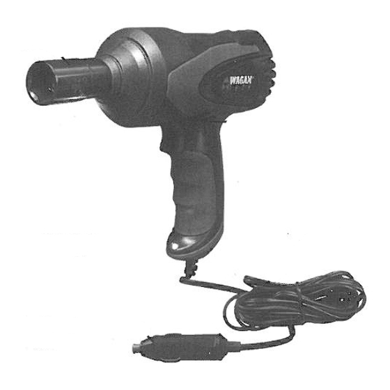 Wagan 12V Impact Wrench User Manual