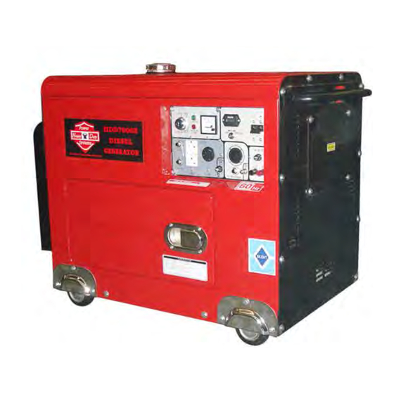 Heavy Duty Power Systems HDD7000E Manuals