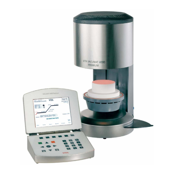 vita Vacumat 4000 Premium Operating Manual