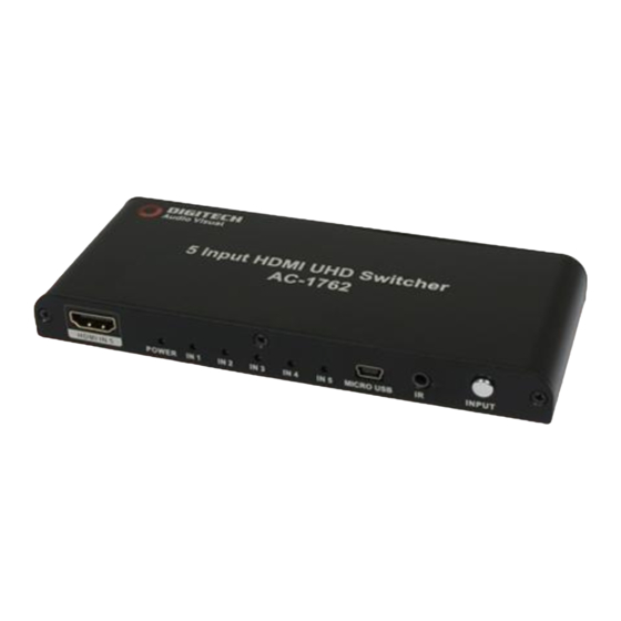 DigiTech AC-1762 User Manual