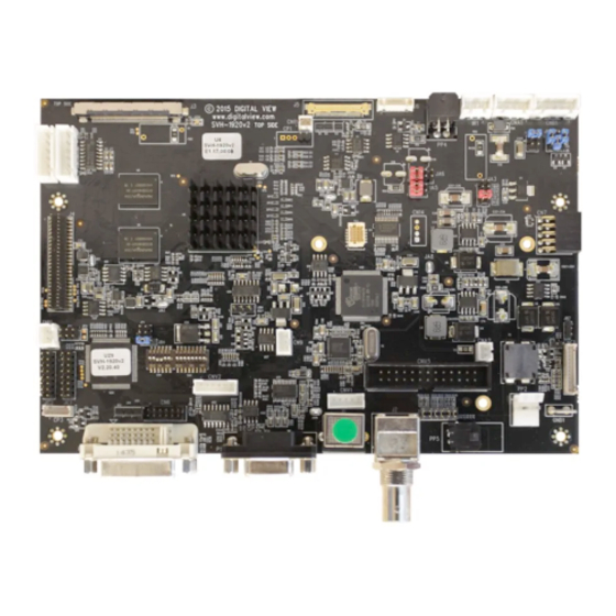User Manuals: Digital View SVH-1920v2 Controller Board