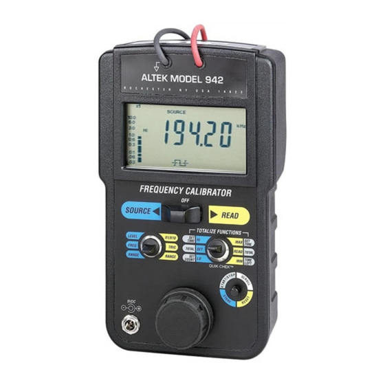 Altek 942 Manual