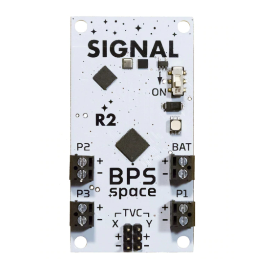 BPS Signal R2 Manuals