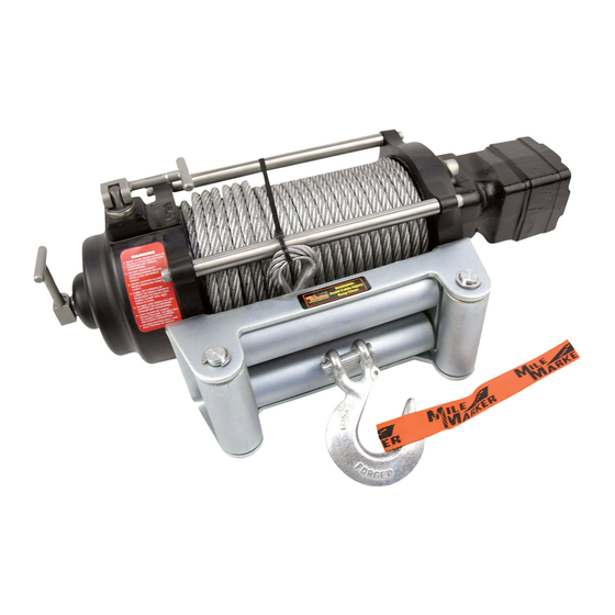 Mile Marker H Series Hydraulic Winch Manuals