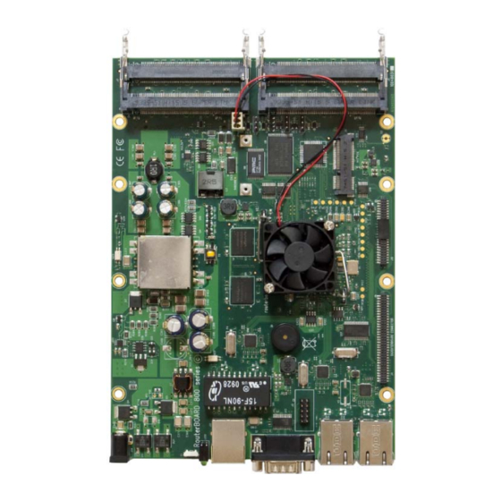 MikroTik RouterBOARD 800 Quick Setup Manual And Warranty Information