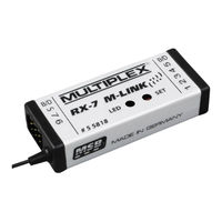 Multiplex RX-5 M-LINK Operating Instructions Manual