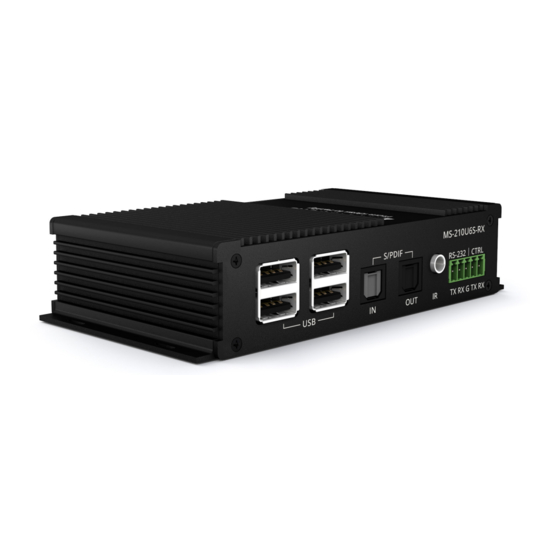 Solutions MS-210U6S User Manual