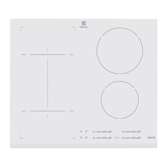 User Manuals: Electrolux EHI6540FW1 Induction Hob