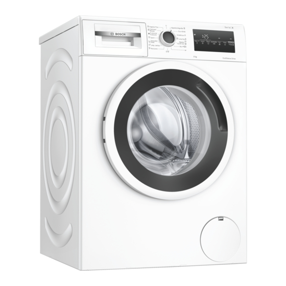 Bosch WAN24268ES Washing Machine Manuals