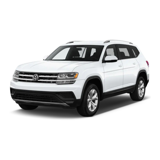 VOLKSWAGEN ATLAS 2018 MANUAL Pdf Download ManualsLib