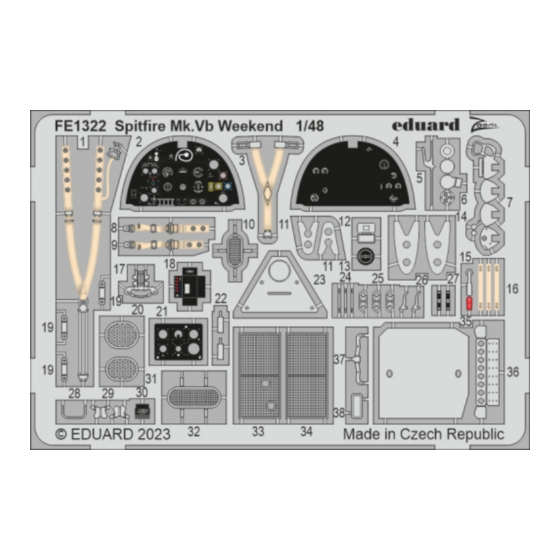 Eduard Zoom Spitfire Mk.Vb Quick Start Manual