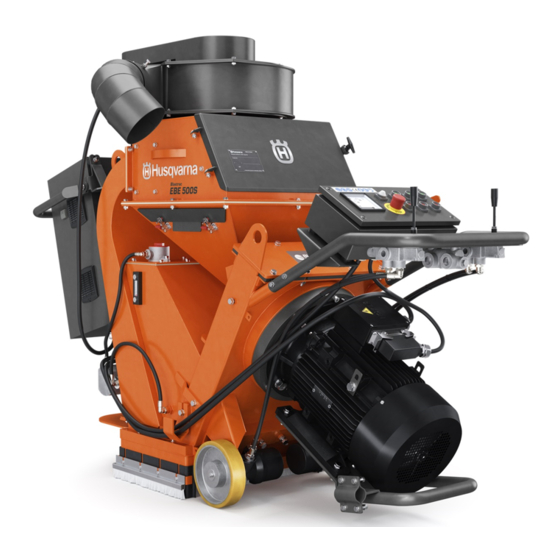 Blastrac EBE 500 S Operating Instructions Manual