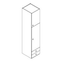 Multimo 107-SINGLE WARDROBE Assembly Instructions Manual