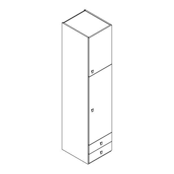 Multimo 107-SINGLE WARDROBE Manuals