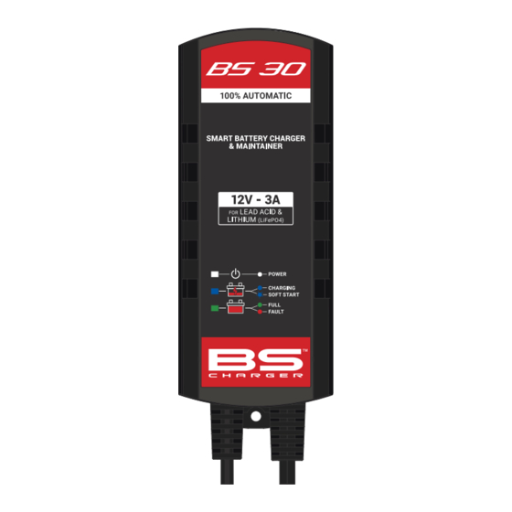 BS BATTERY BS 30 Instruction Manual
