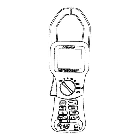 Megger DCM2000P User Manual